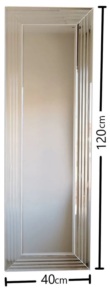 Espelho A301D – Prateado – 40 cm x 120 cm
