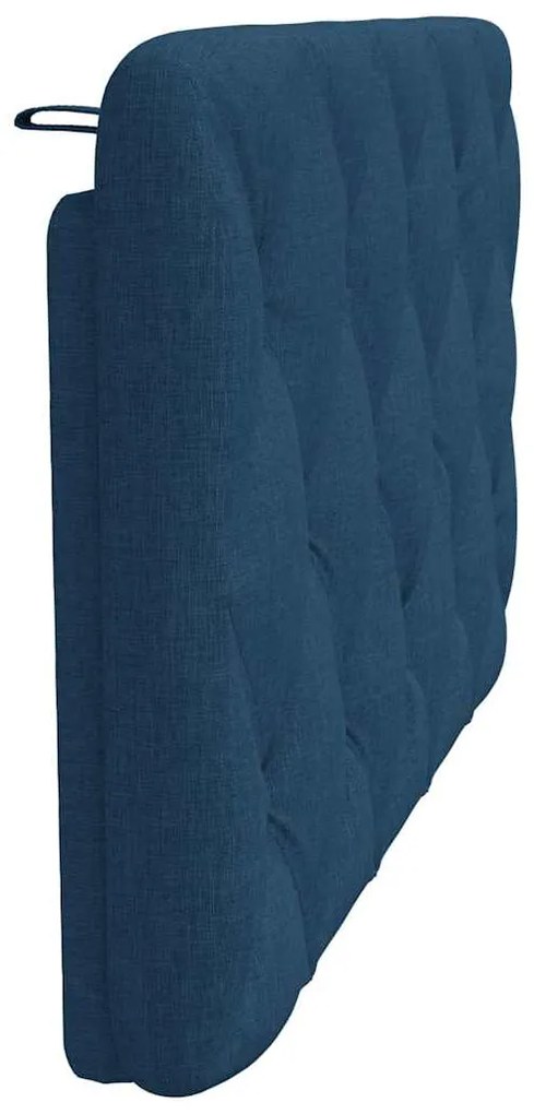 Almofadão de cabeceira 100 cm tecido azul