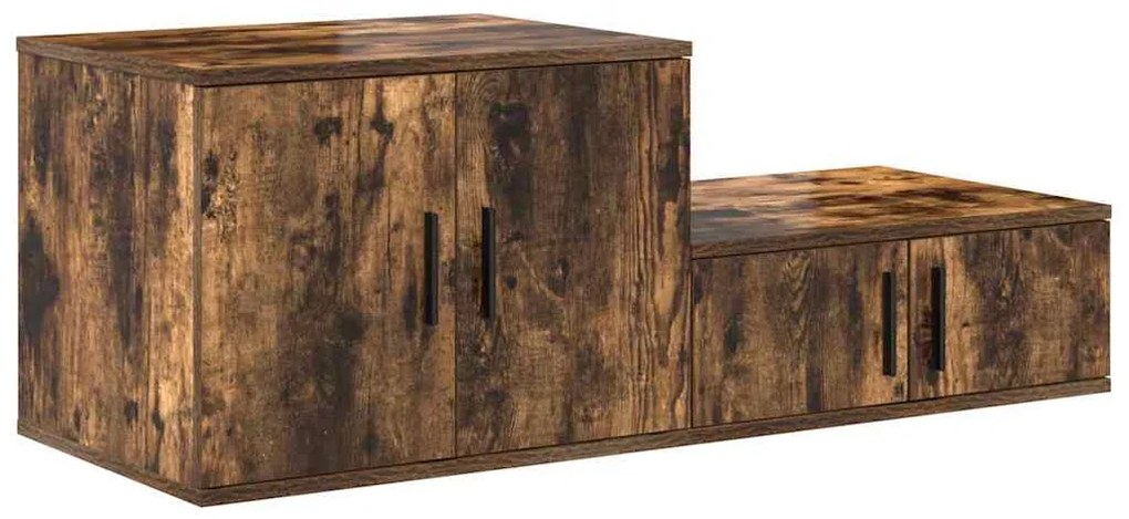 Armário de Armazenamento vidaXL Carvalho Fumê 103x41x40 cm em Madeira