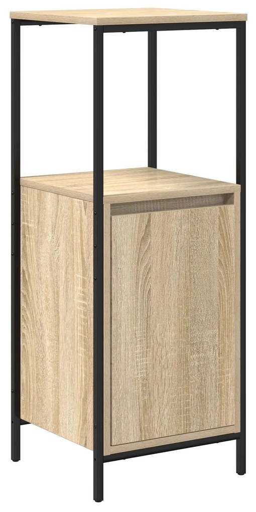 Conjunto de Móveis de Banheiro de 3 Peças Carvalho Sonoma Madeira Inge
