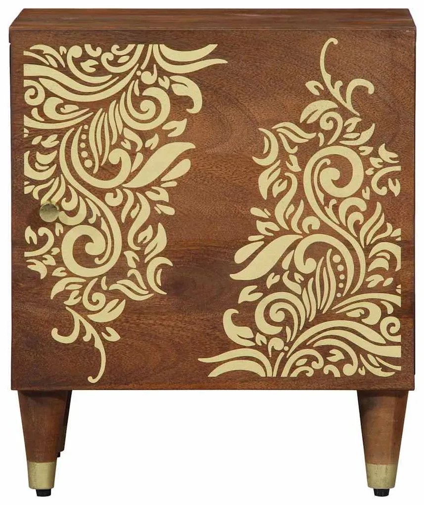 Camas de cabeceira 2 pcs 40x33x46 cm Madeira maciça de manga