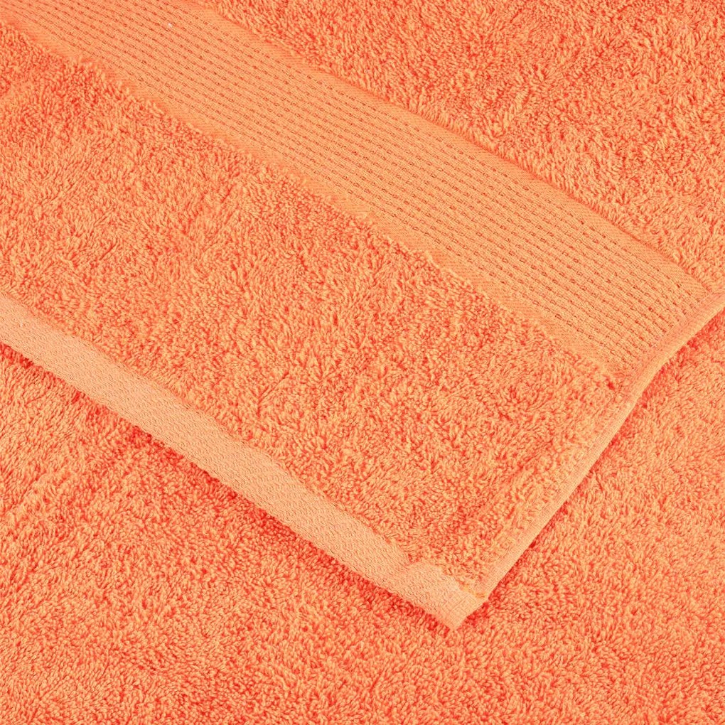 Toalhas de bidé premium SOLUND 4 pcs 30x50 cm 600 gsm laranja