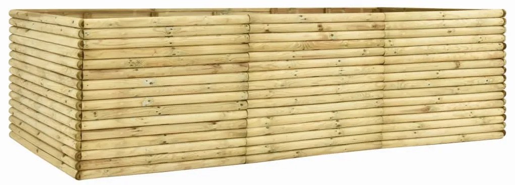 vidaXL Canteiro elevado p/ jardim 300x100x96 cm pinho impregnado 19mm