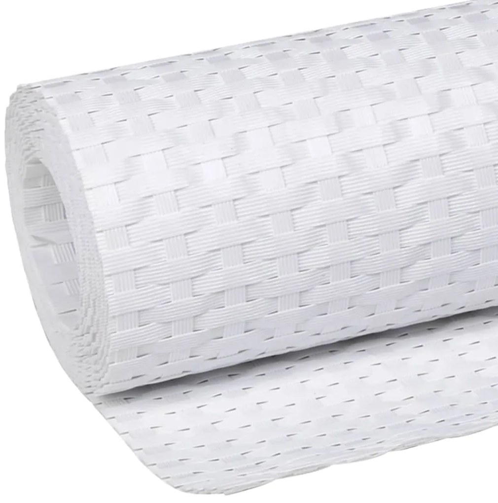 Tela de varanda 600x80 cm vime PE branco