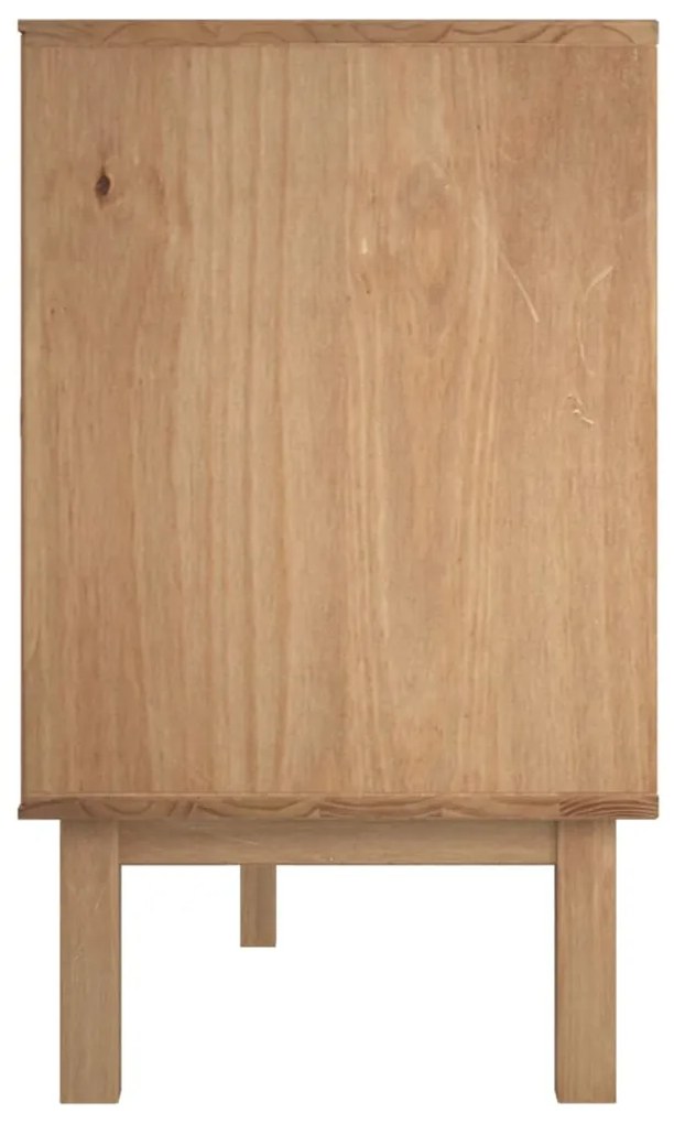 Aparador OTTA 113,5x43x73 cm pinho maciço castanho/cinza
