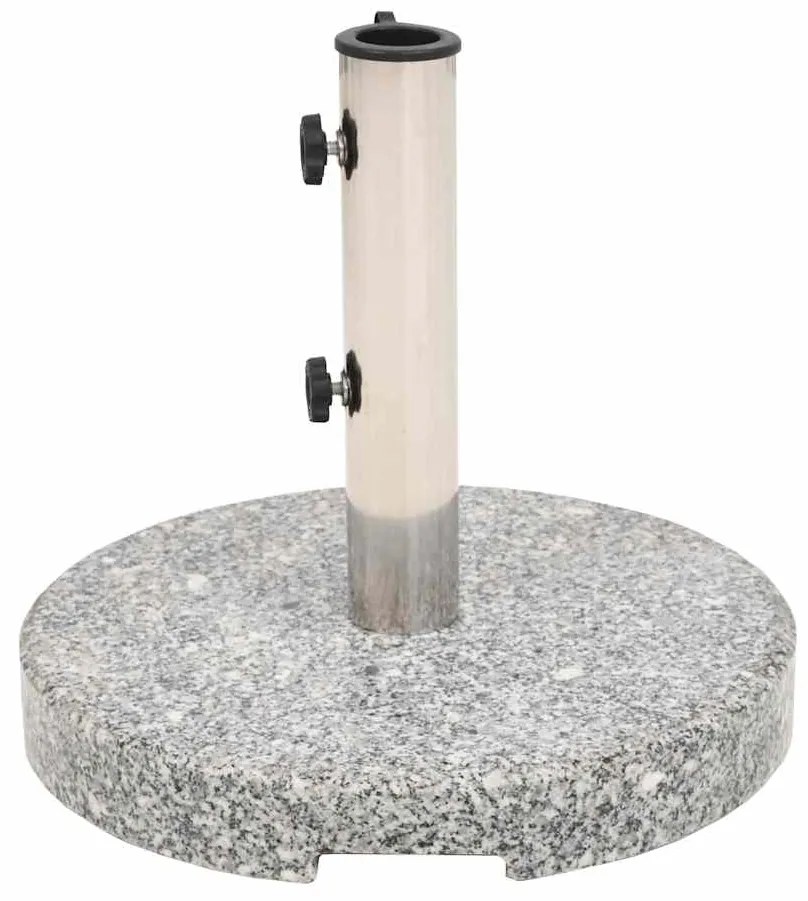 Base para guarda-sol em granito redonda 20 kg