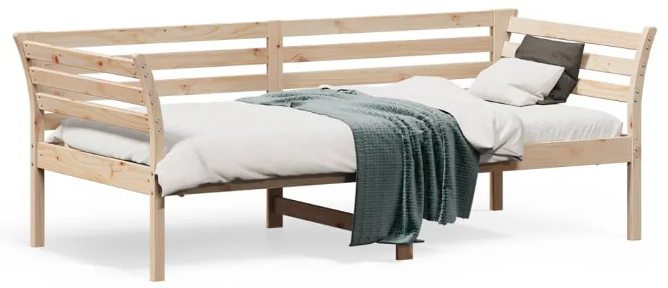 vidaXL Espreguiçadeira sem colchão 75x190 cm pinho de madeira maciça