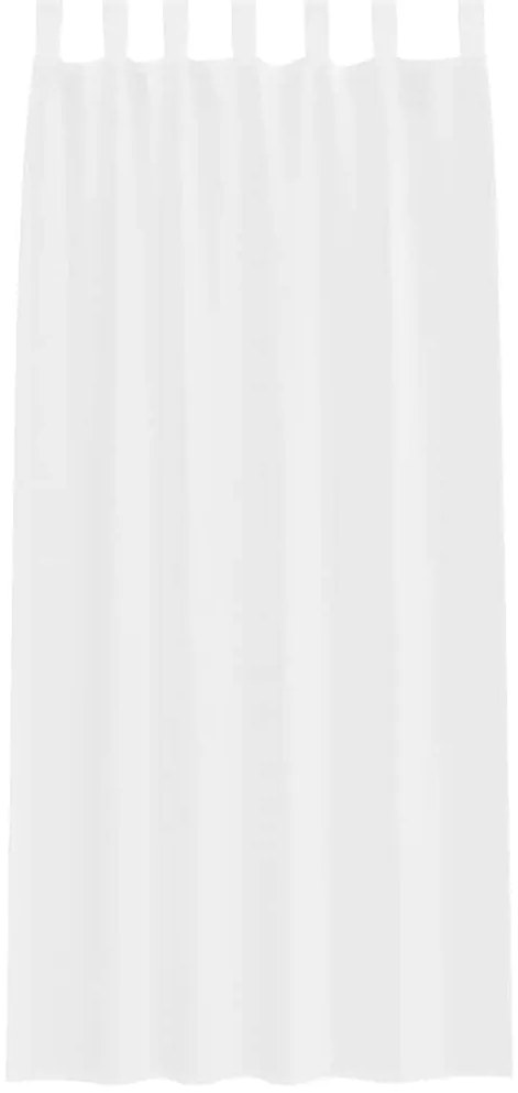 Cortinas com cortinas 2 pcs Branco 140 x 225 cm Poliéster