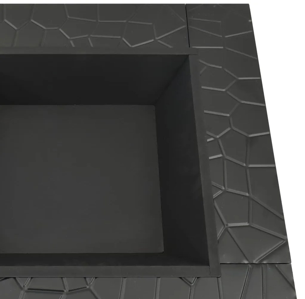 Braseira com atiçador 79x79x46,5 cm XXL aço