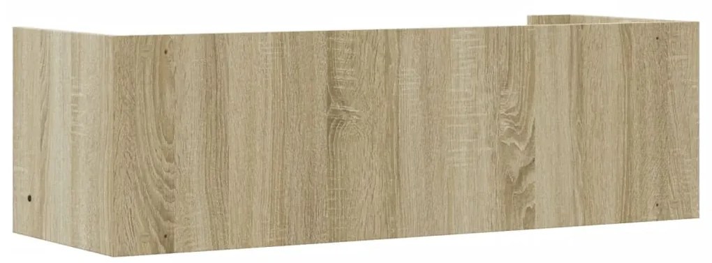 Prateleira parede 100x35x30,5 cm deriv. madeira carvalho sonoma