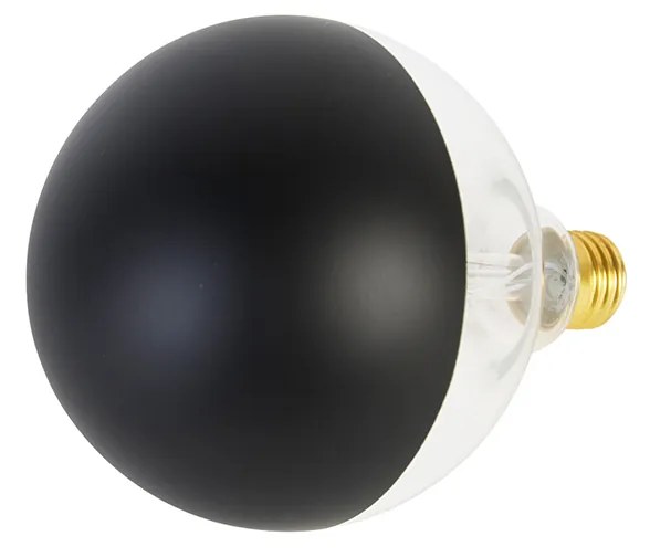 E27 cabeça de lâmpada LED regulável espelho G125 preto 4W 200 lm 1800K