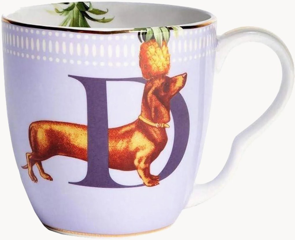 Caneca em porcelana fine bone china Dog
