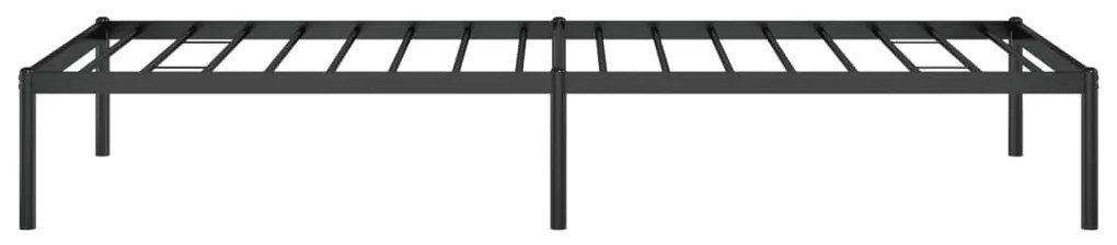 Estrutura de cama 80x200 cm metal preto