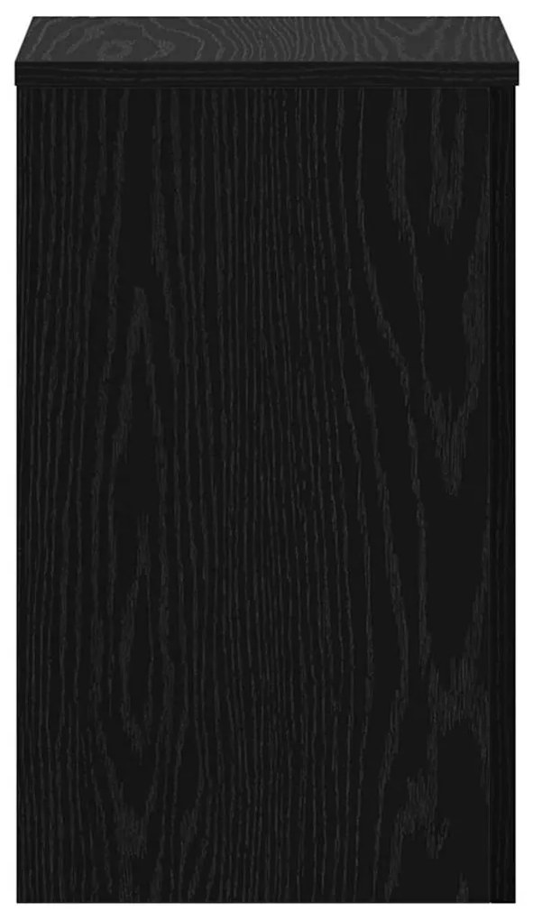 Suportes para Plantas 2 pcs Carvalho Preto 30 x 30 x 50 cm em Madeira