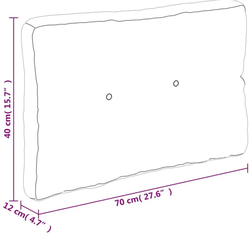 Almofadões para móveis de paletes 5 pcs tecido padrão de folhas