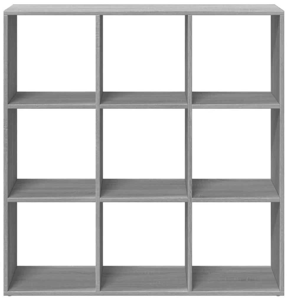 Estante divisória 102x29x103,5 cm deriv. madeira cinza sonoma