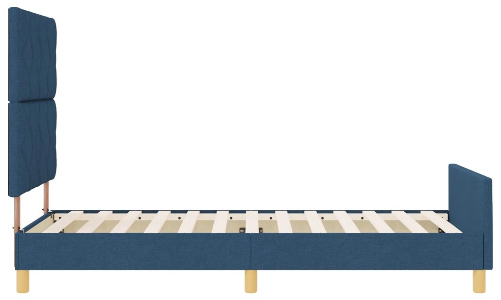 Cama vidaXL Azul 90x200 cm em Tecido