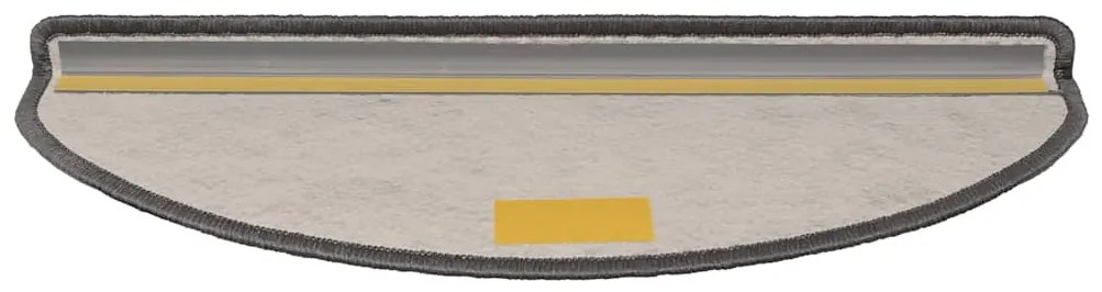 Tapetes escada adesivos aspeto sisal 30 pcs 65x21x4cm