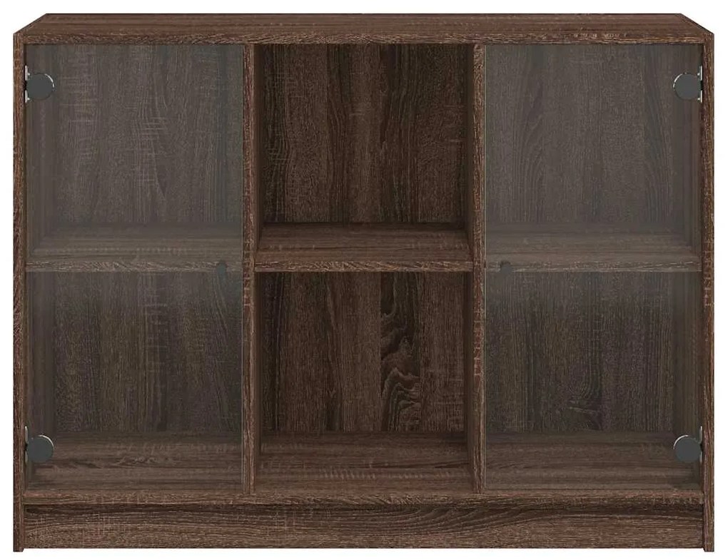 Aparador 102x37x75,5 cm derivados de madeira carvalho castanho