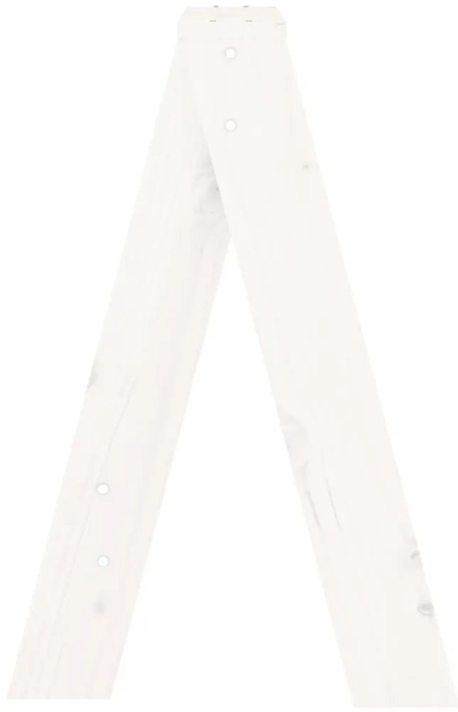 Bancos 2 pcs 40x40x60 cm pinho maciço branco