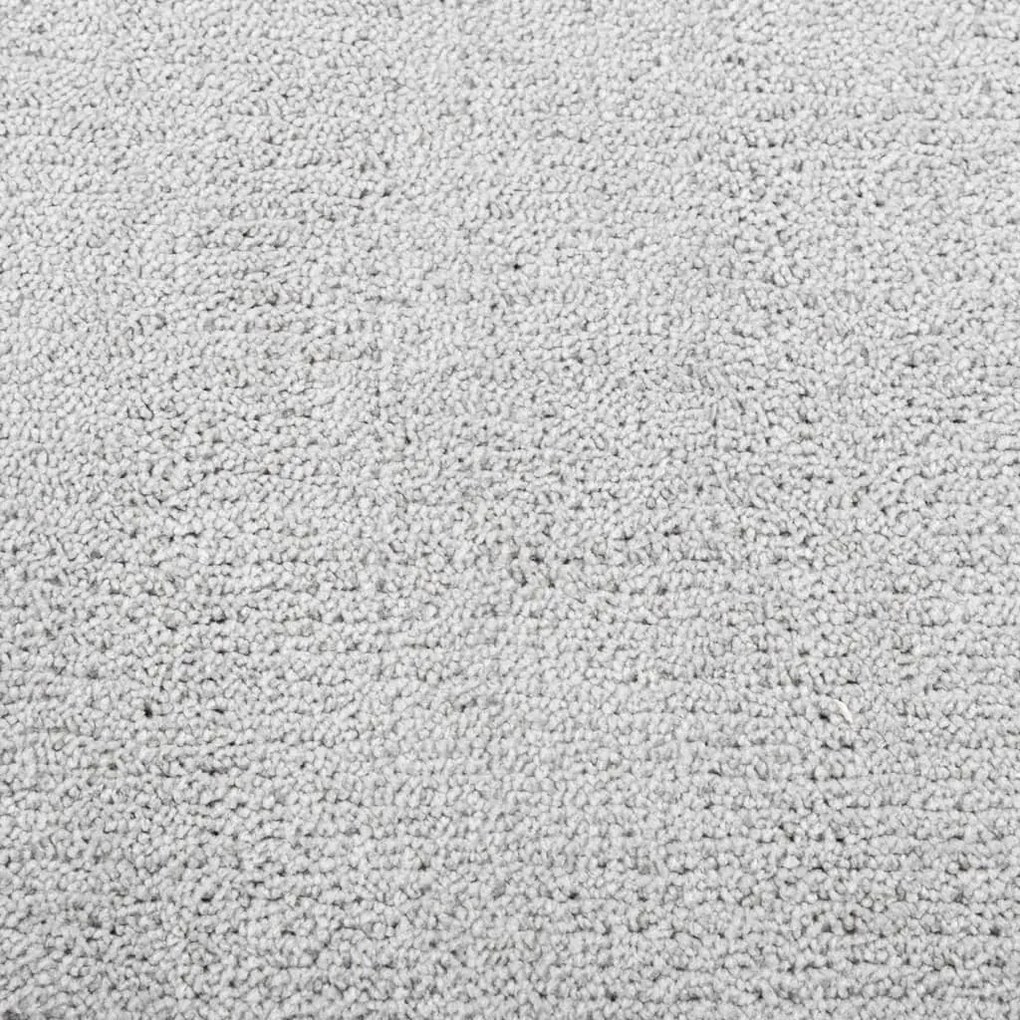 Tapete de pelo curto OVIEDO 80x150 cm cinzento