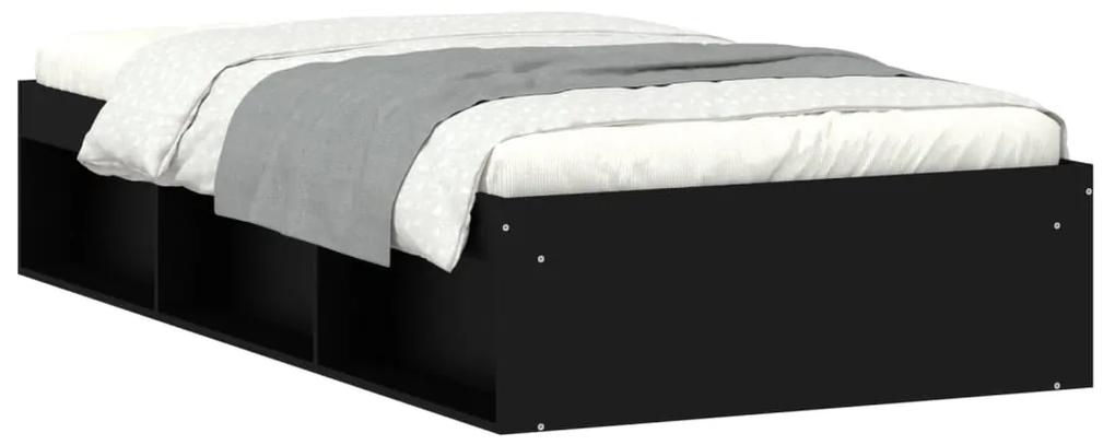Estrutura de cama 90x190 cm preto