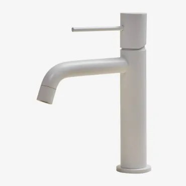 Torneira De Lavatório Em Latão Orveta Branco & ↑20 Cm - Sklum