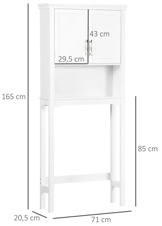 Armário de Casa de Banho para Sanita/Máquina de Lavar Tainy - Design M