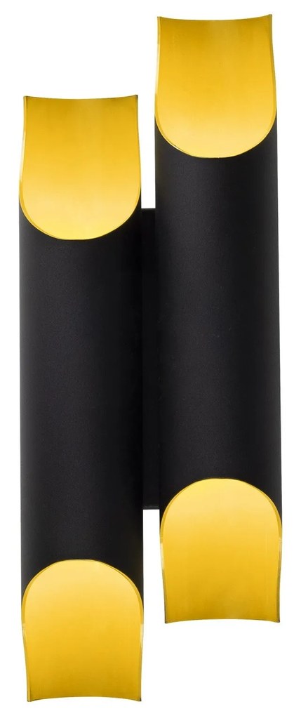Candeeiro de Parede Efsun – Preto – 160 x 12 cm, Altura 45 cm