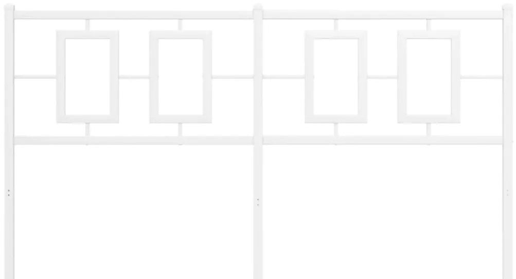 Cabeceira de cama 160 cm metal branco