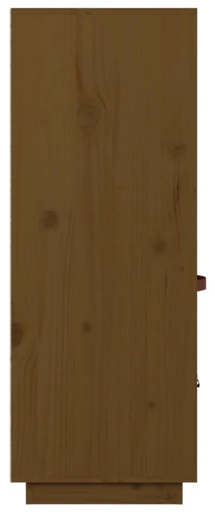 Aparador alto 67x40x108,5 cm pinho maciço castanho mel