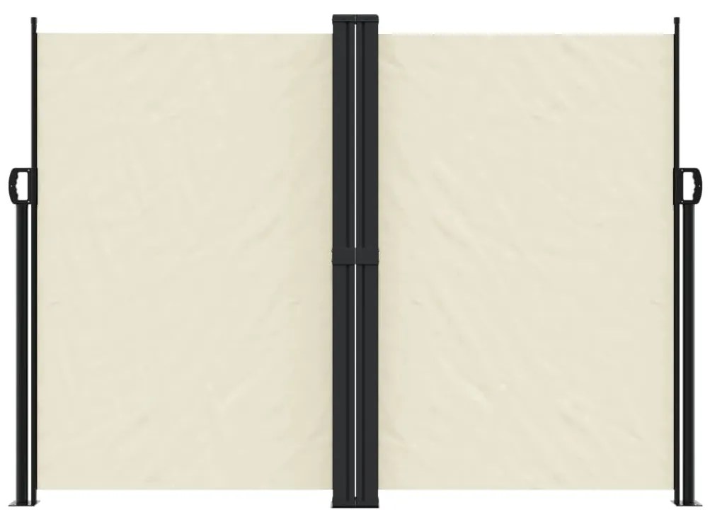 Toldo lateral retrátil 180x600 cm cor creme
