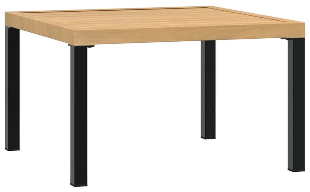 4 pcs conjunto de sofás p/ jardim c/ almofadões alumínio preto