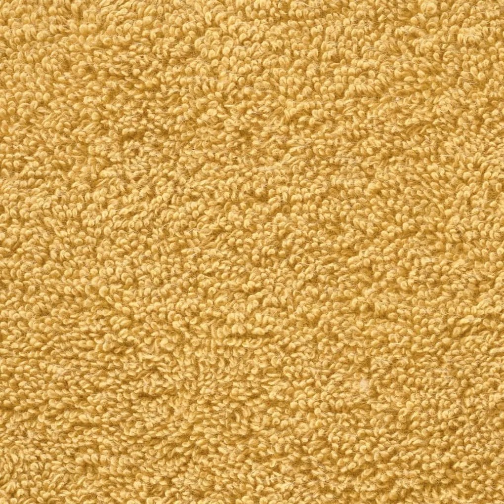 Toalhas premium SOLUND 4 pcs 100x200 cm 600 gsm dourado