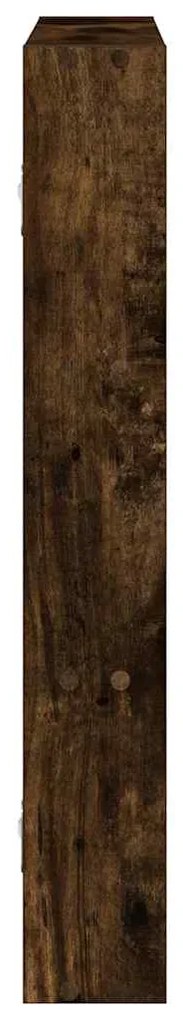 Prateleira parede 43x9x60 cm derivados madeira carvalho fumado