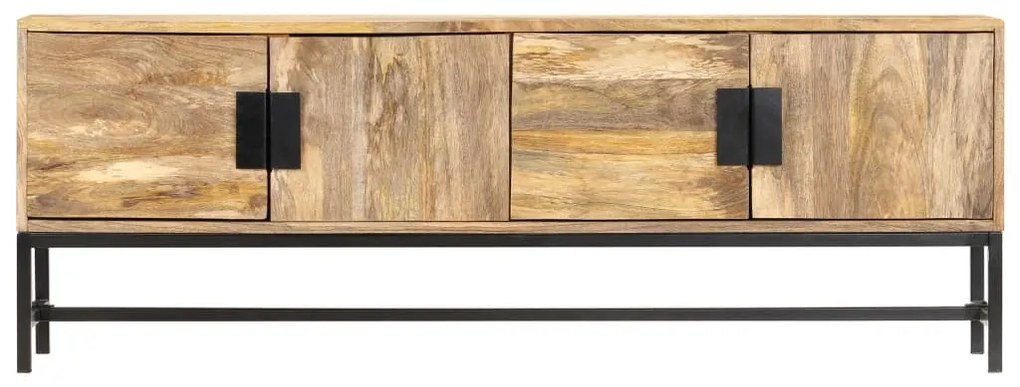 Móvel de TV 140x30x50 cm madeira de mangueira maciça