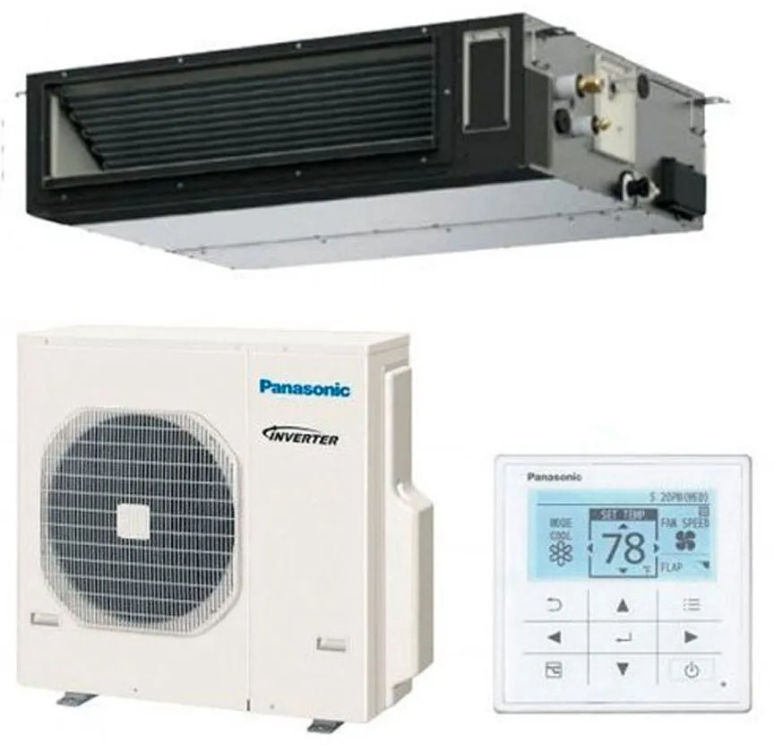Ar Condicionado por Condutas Panasonic Corp. KIT100PF3Z25 R32 8000 fg/h A++/A