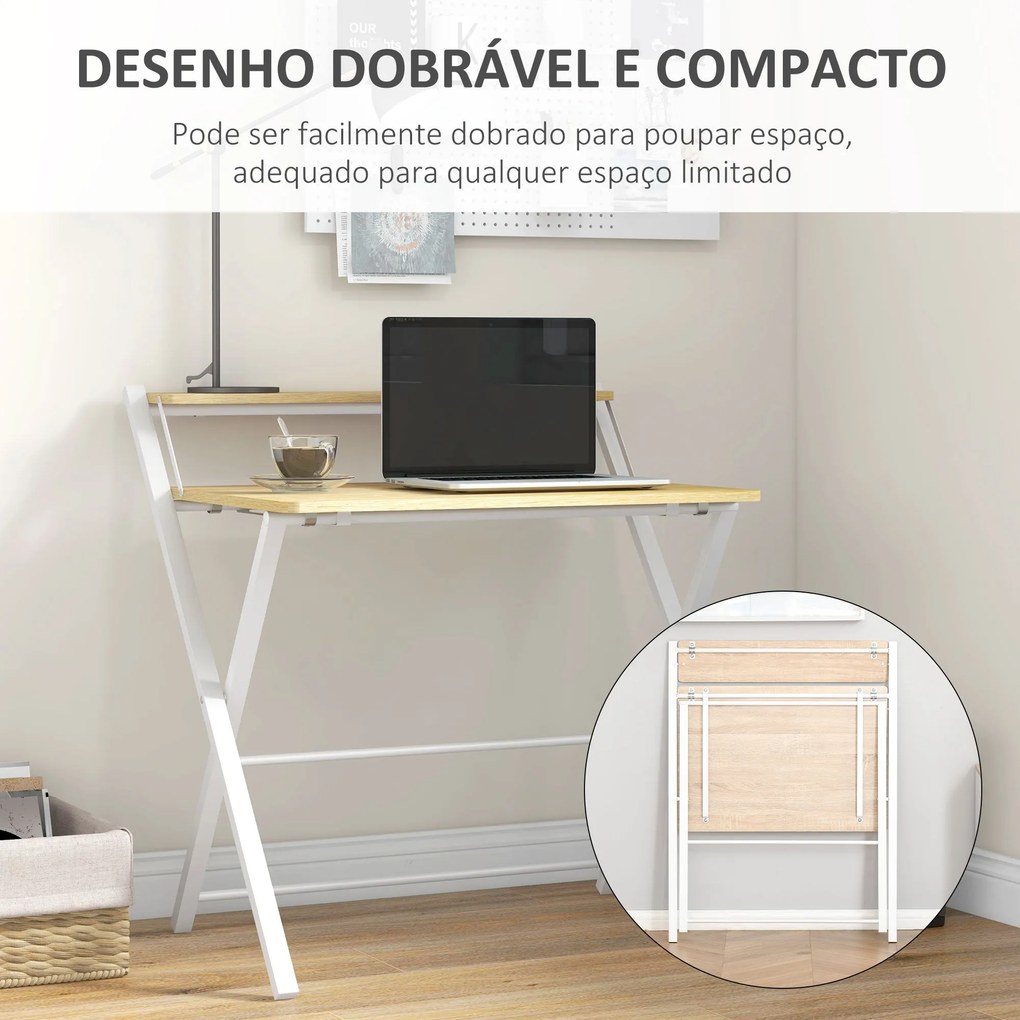 Secretária de Canto – Modelo Oslo – 5x70x84 – Moderna – Branco