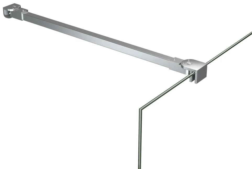 Braço de apoio para cabine de duche aço inoxidável 47,5 cm