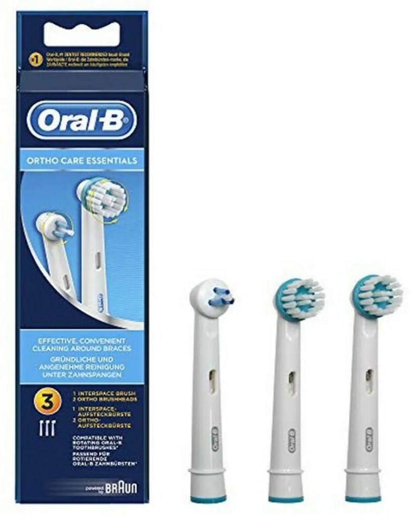 Recargas para Escovas de Dentes Elétricas Oral-B Ortho Care Essentials Kit (3 pcs)