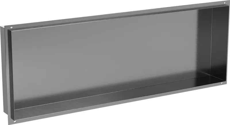 Mexen X-Wall-NR prateleira de embutir sem flange 90 x 30 cm, cinza arma escovado - 19E1903010