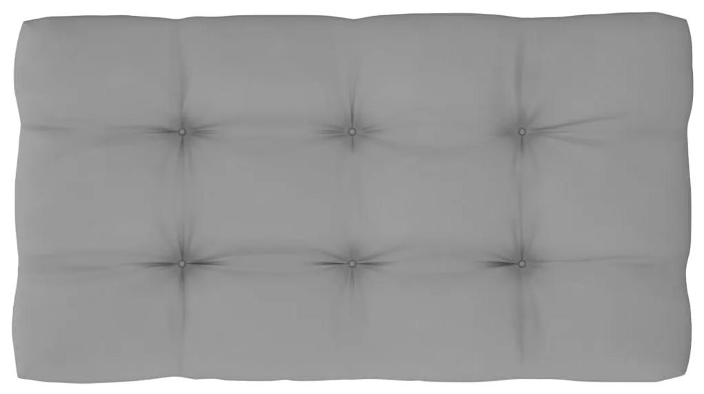 Sofá de centro em paletes p/ jardim pinho impregnado a branco