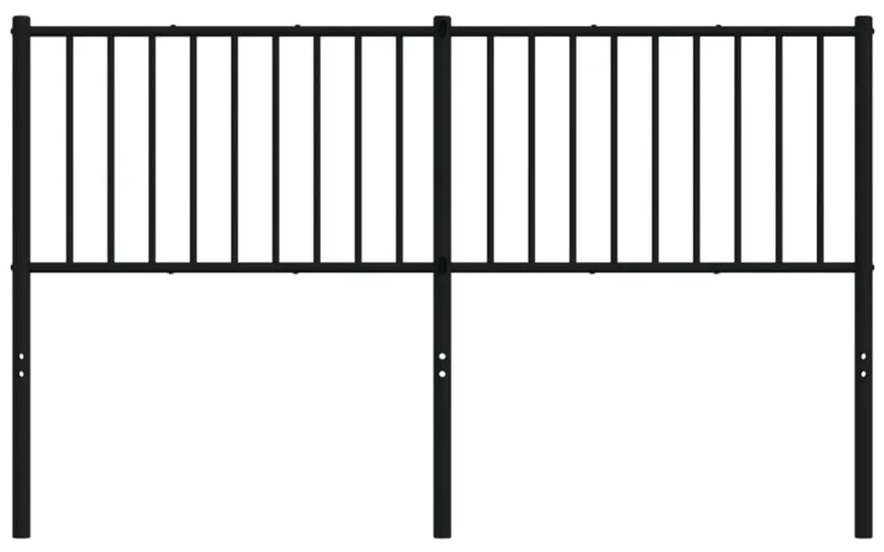 Cabeceira de cama 160 cm metal preto