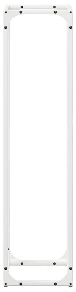 Suporte para lenha 25x25x100 cm aço laminado a frio branco