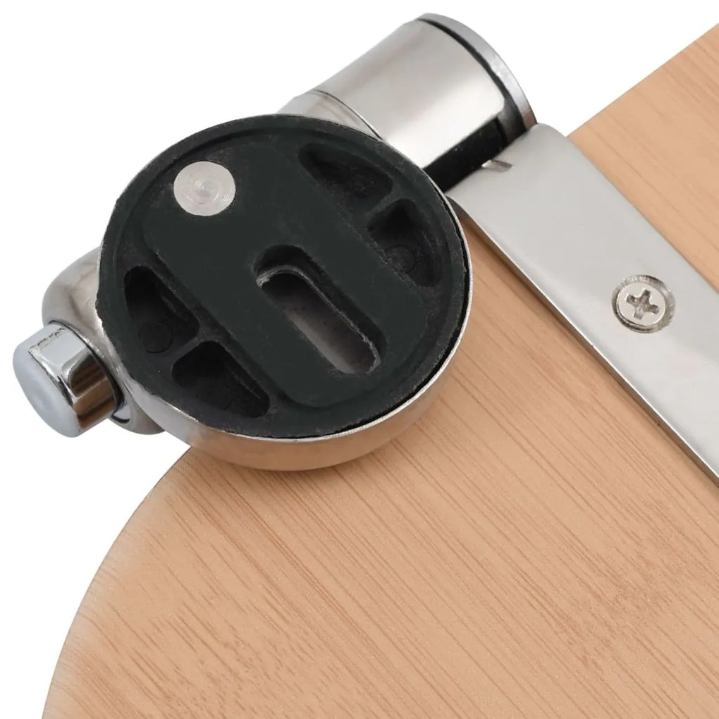 Assento de sanita com tampa de fecho suave MDF design bambu