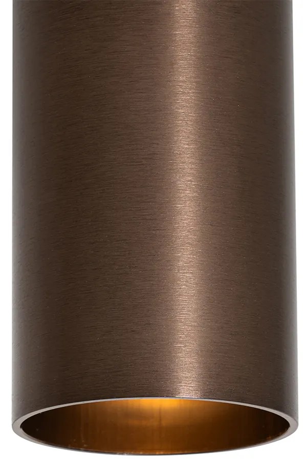 Moderne spot donkerbrons 5,5 cm - Tuba Moderno