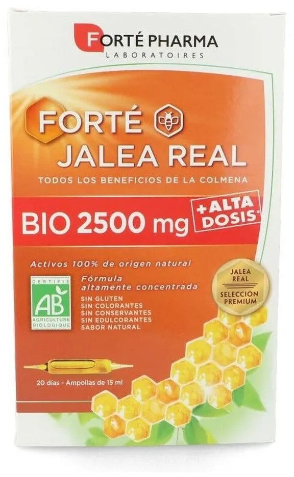 Geleia real Forté Pharma Bio 2500 mg 20 Unidades
