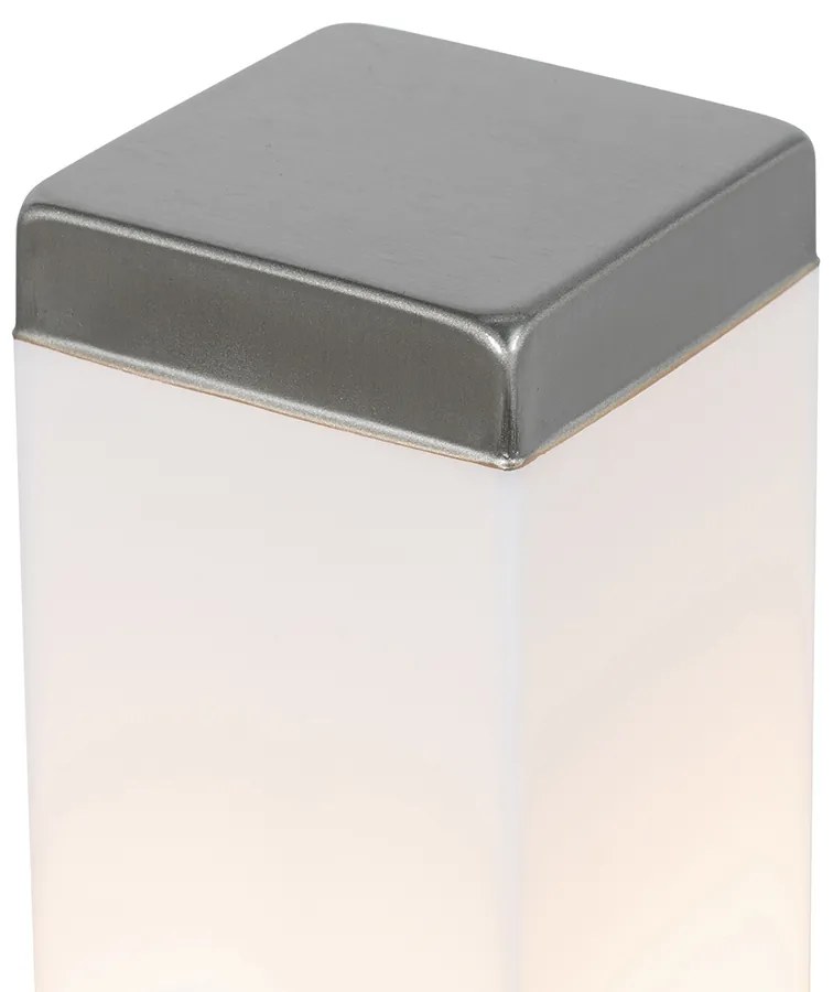Candeeiro exterior moderno 45 cm em aço com tomada IP44 - Malios Design,Moderno