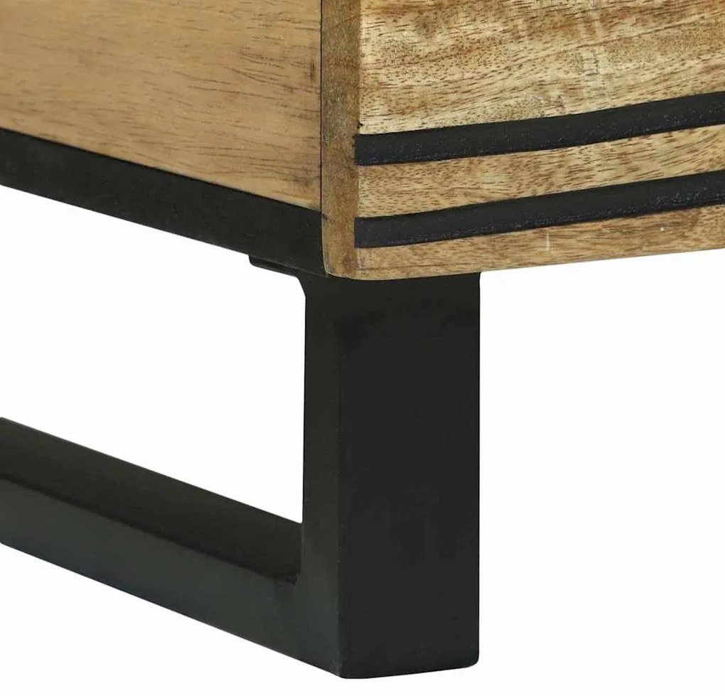 Mesa de Centro - 80 x 50 x 40 cm, Madeira de Mangueira Maciça