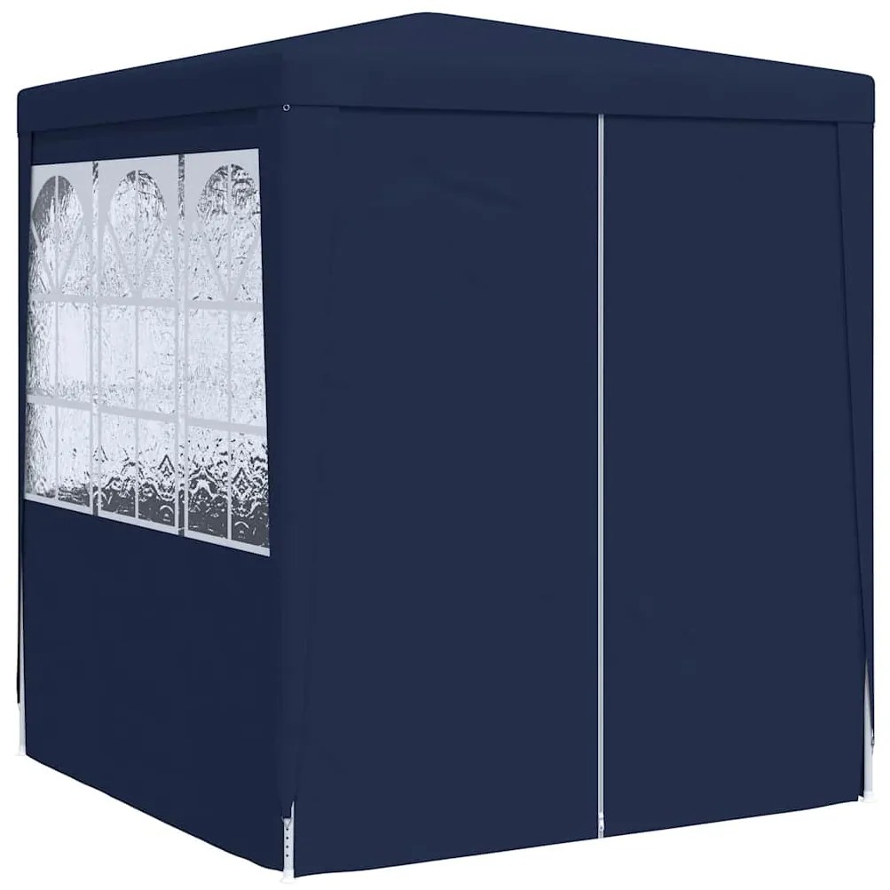 Tenda festas com paredes laterais 2,5x2,5m 90g/m² azul